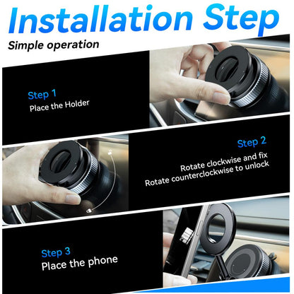 Suport Auto Magnetic XO Design C169, Universal, Negru