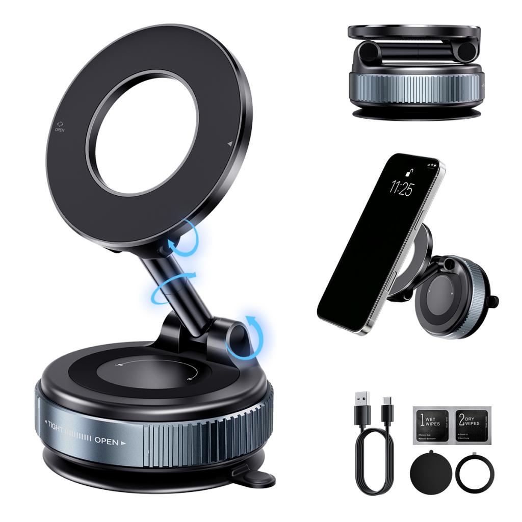 Suport Auto Magnetic XO Design C169, Universal, Negru