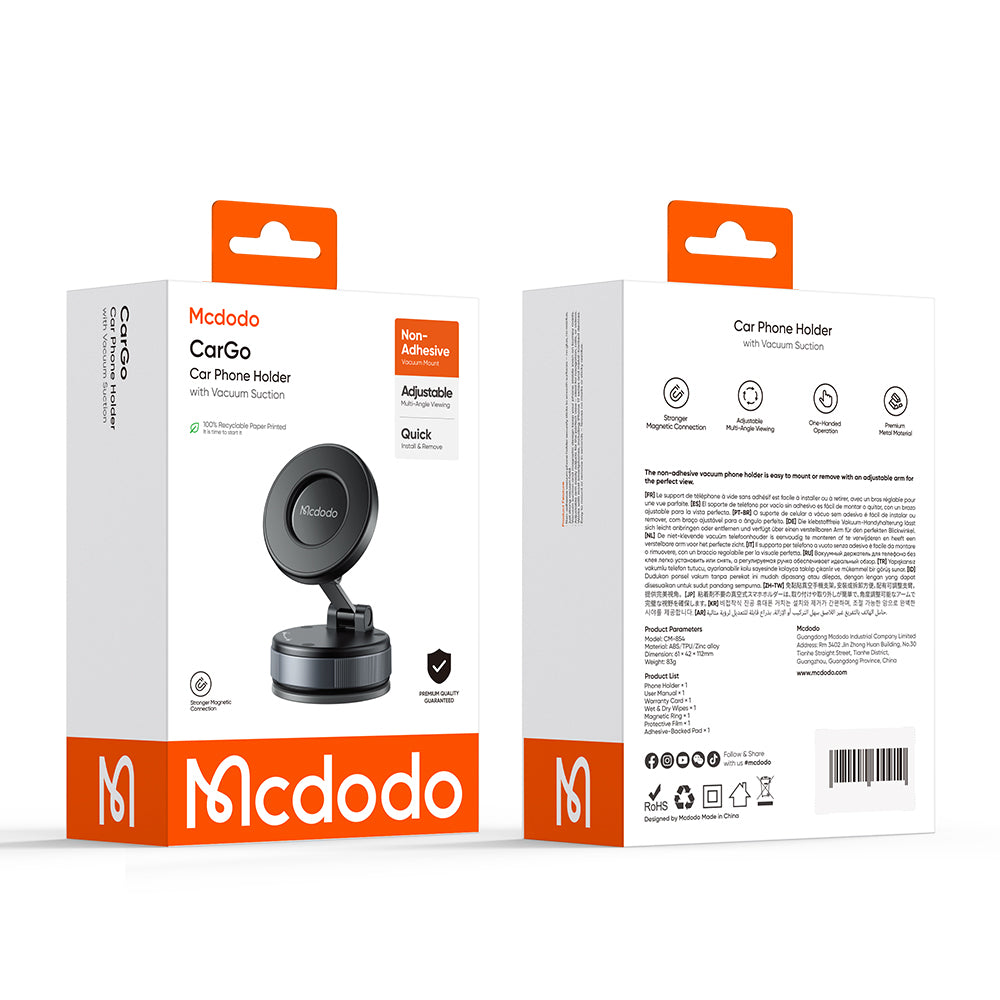 Suport Auto Magnetic McDodo CM-8540, Negru