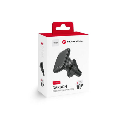 Suport Auto Magnetic Forcell Carbon H-CT325, Universal, Negru