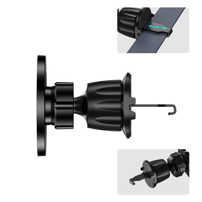 Suport Auto Magnetic Tech-Protect N56 Carbon Vent, Universal, Negru