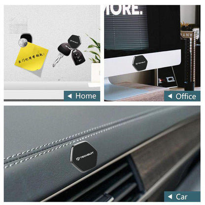 Suport Auto Magnetic Techsuit HOLD210-C, Universal, Negru