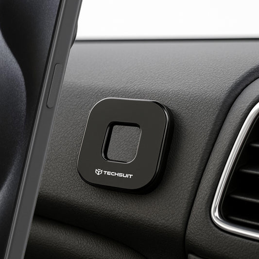 Suport Auto Magnetic Techsuit HOLD210, Universal, Negru