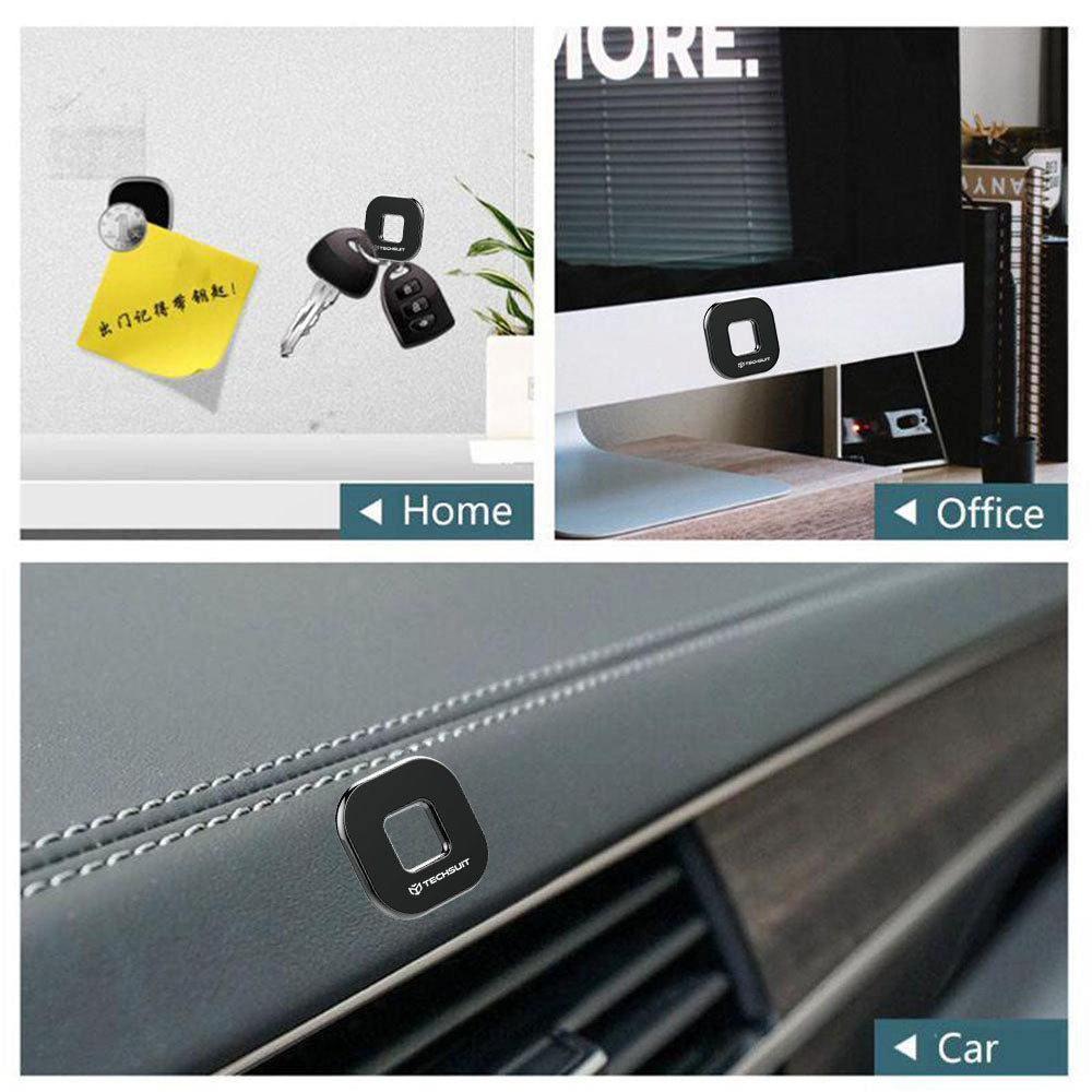 Suport Auto Magnetic Techsuit HOLD210, Universal, Negru