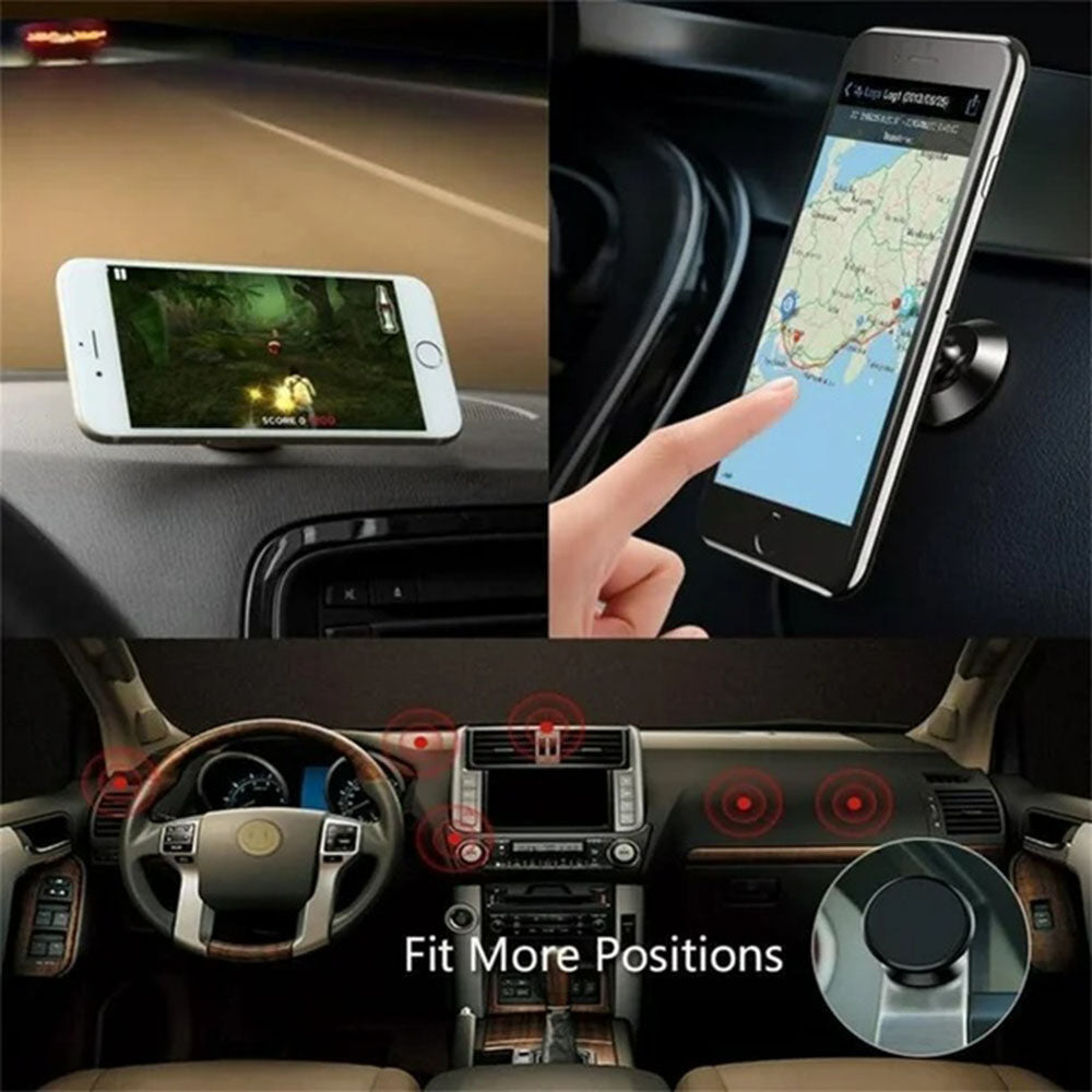 Suport Auto Magnetic Techsuit S10, Universal, Negru