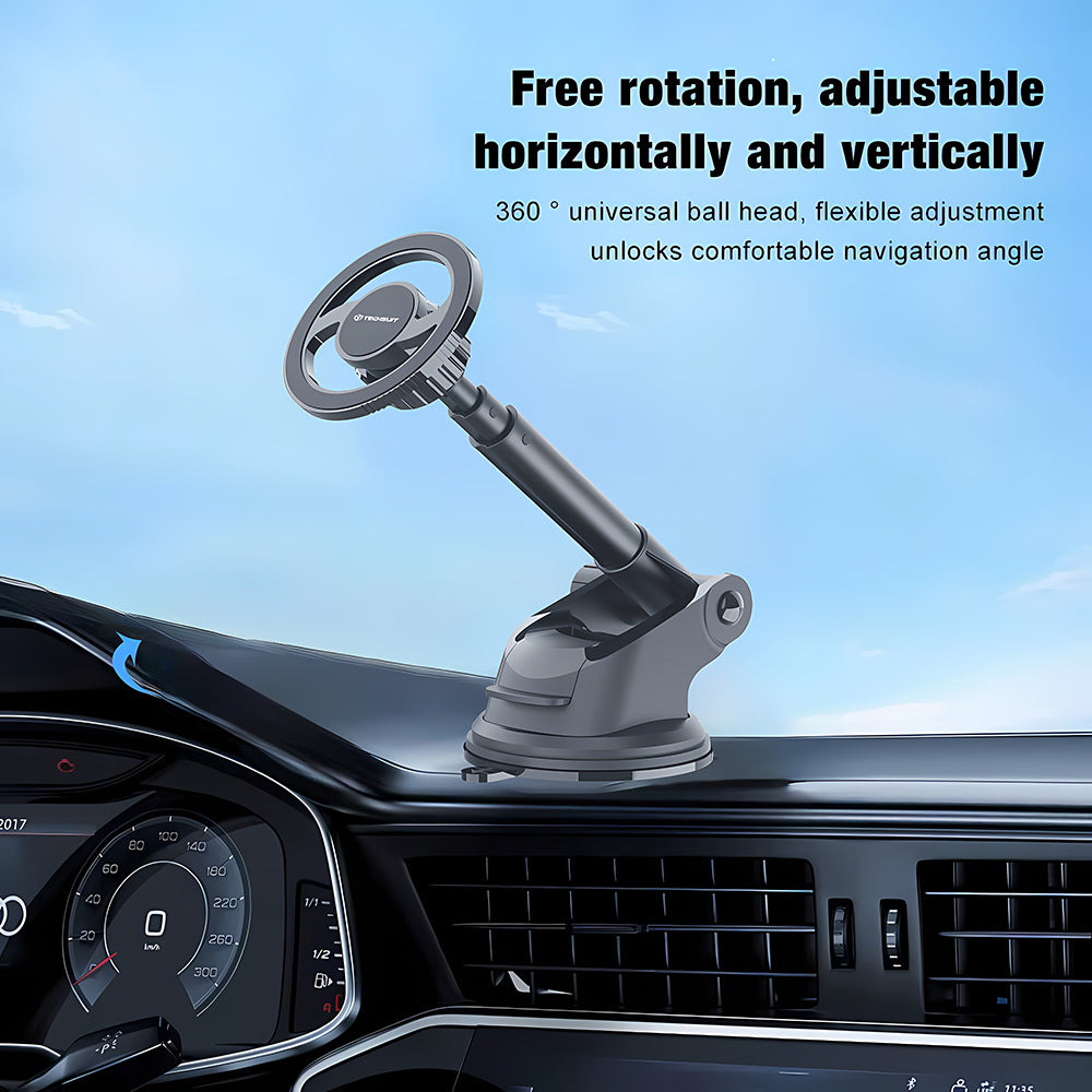 Suport Auto Magnetic Techsuit S12, Universal, Negru