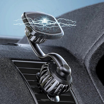 Suport Auto Magnetic Techsuit S3, Universal, Negru