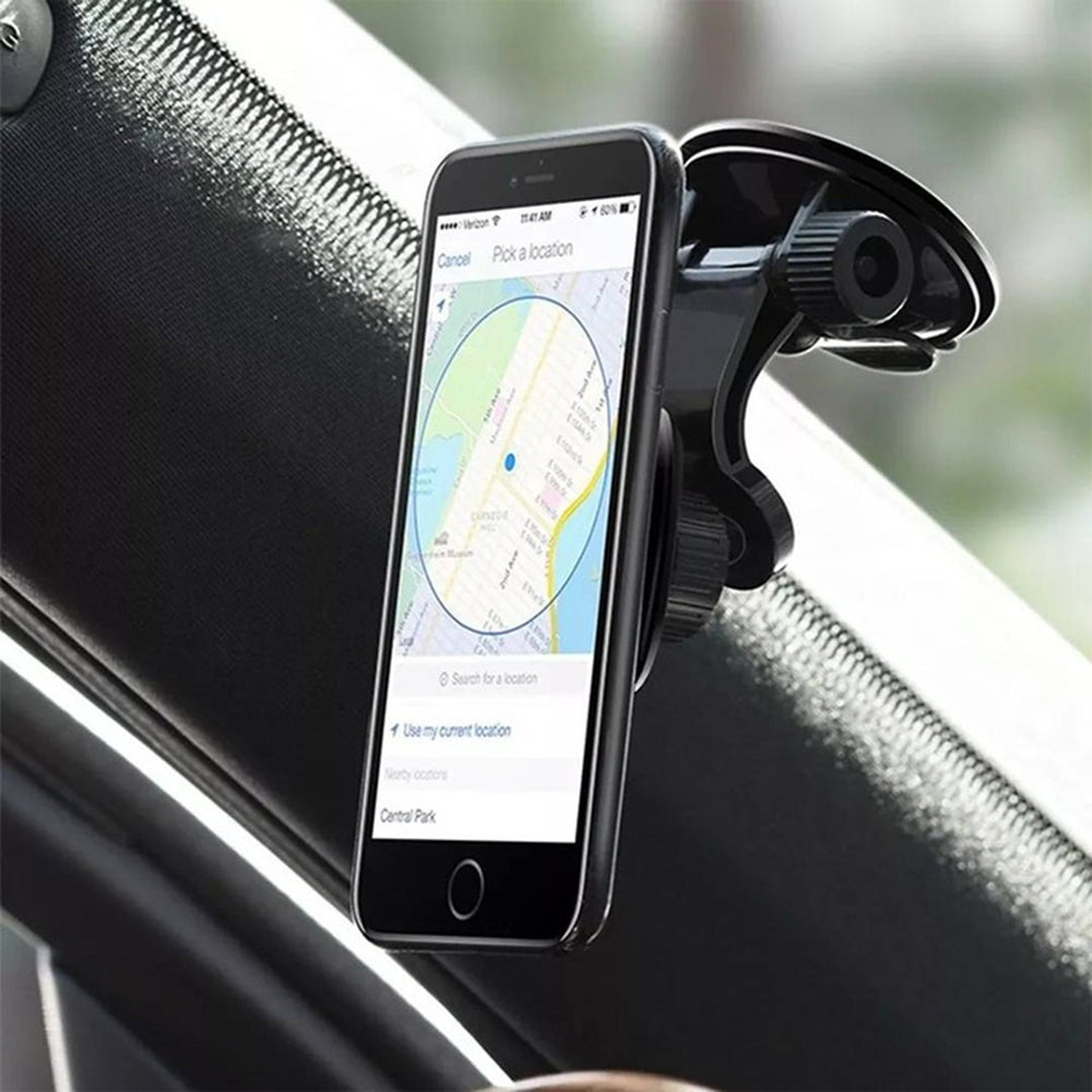 Suport Auto Magnetic Techsuit S6, Universal, Negru Rosu