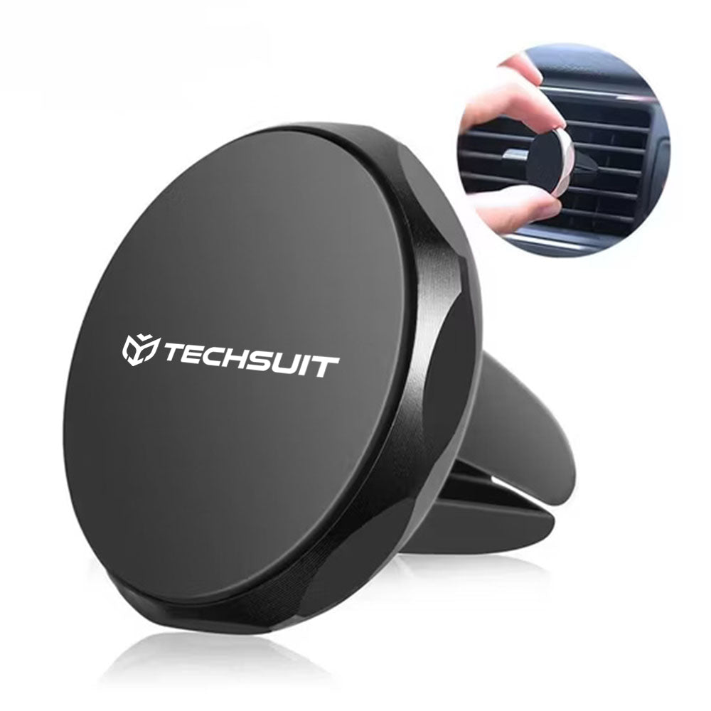 Suport Auto Magnetic Techsuit S9, Universal, Argintiu