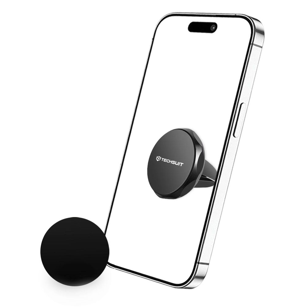 Suport Auto Magnetic Techsuit S9, Universal, Argintiu