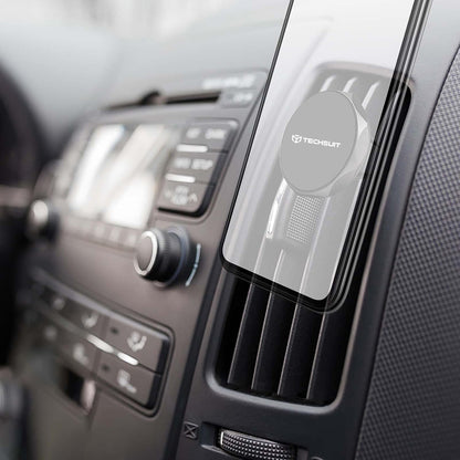 Suport Auto Magnetic Techsuit S9, Universal, Argintiu