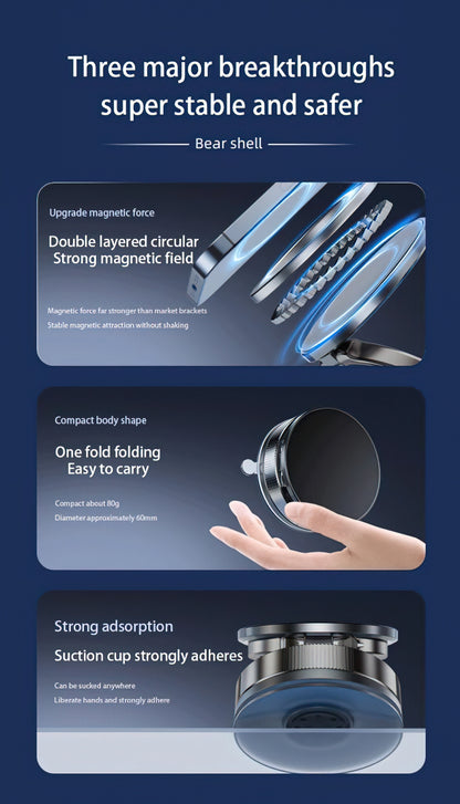 Suport Auto Magnetic XO Design C177, Universal, Negru