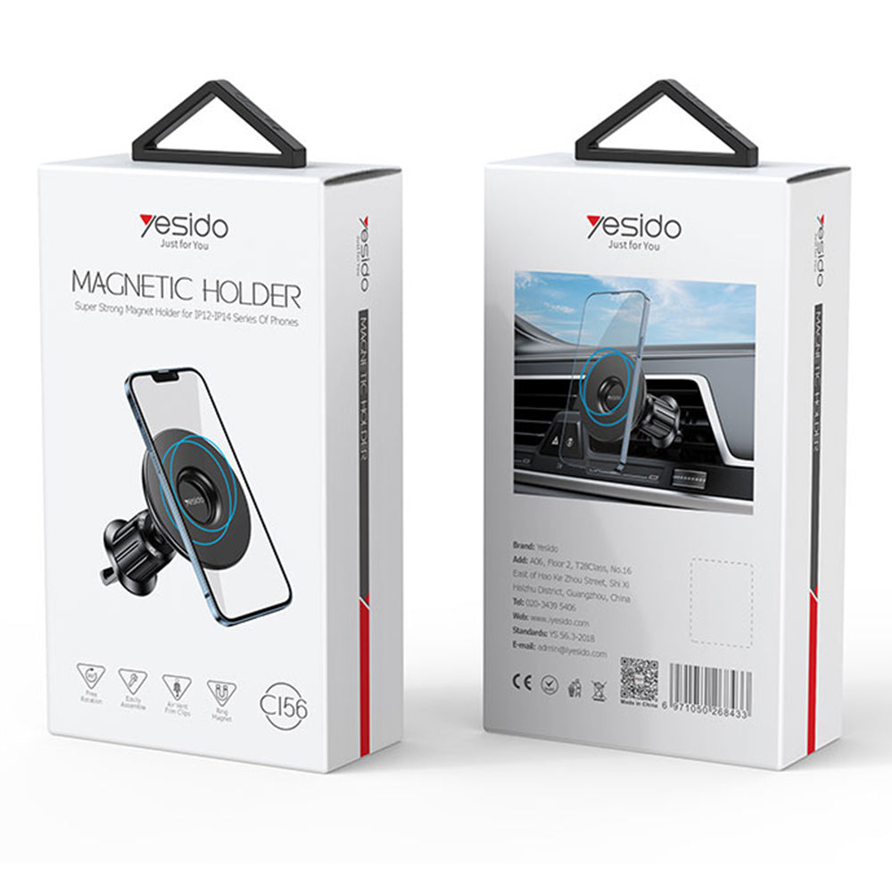 Suport Auto Magnetic Yesido C156, Universal, Negru