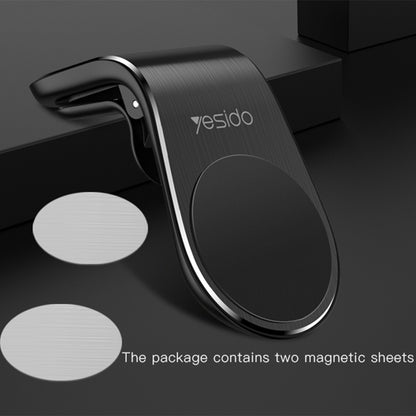 Suport Auto Magnetic Yesido C64, Universal, Negru
