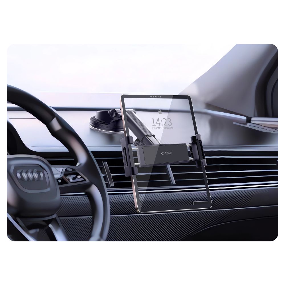 Suport Auto Tech-Protect V4 pentru Tableta, 141mm - 280mm, Negru