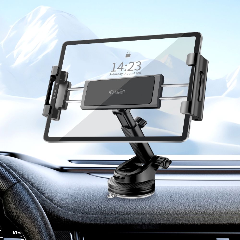 Suport Auto Tech-Protect V4 pentru Tableta, 141mm - 280mm, Negru