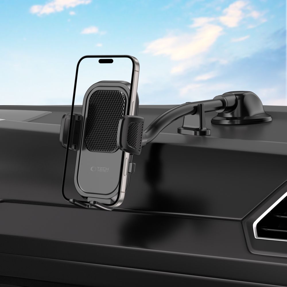 Suport Auto Tech-Protect V8-2 2in1, Universal, Negru