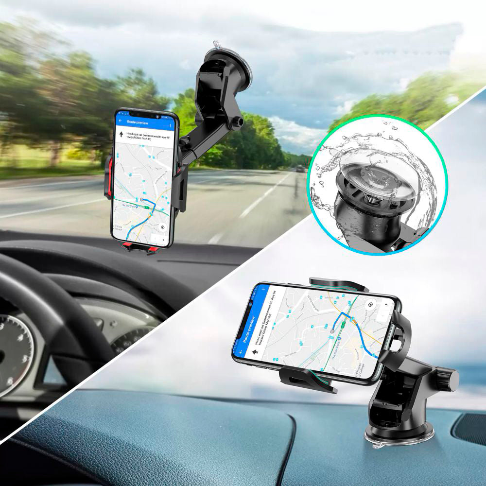 Suport Auto Techsuit S113, Universal, Negru