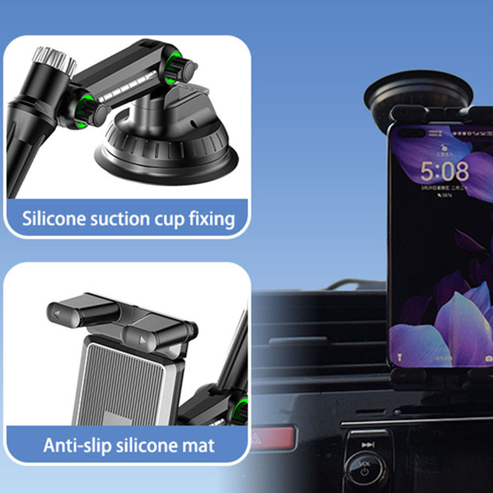 Suport Auto Techsuit ST1 pentru Telefon / Tableta, 4.7inch - 12.9inch, Negru