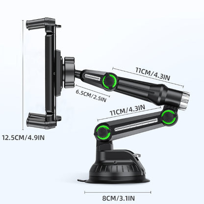 Suport Auto Techsuit ST1 pentru Telefon / Tableta, 4.7inch - 12.9inch, Negru