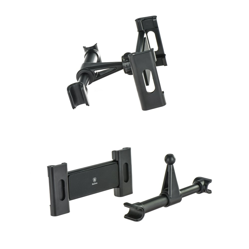 Suport Auto Tetiera Baseus BackSeat pentru Telefon / Tableta, 4.7inch - 12.9inch, Negru, Resigilat SUHZ-01
