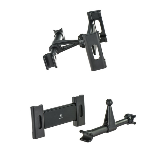 Suport Auto Tetiera Baseus BackSeat pentru Telefon / Tableta, 4.7inch - 12.9inch, Negru, Resigilat SUHZ-01