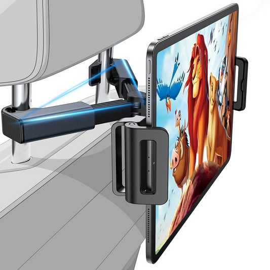 Suport Auto Tetiera Lisen pentru Telefon / Tableta, 4.7inch - 12.9inch, Negru, Resigilat YL0221030002