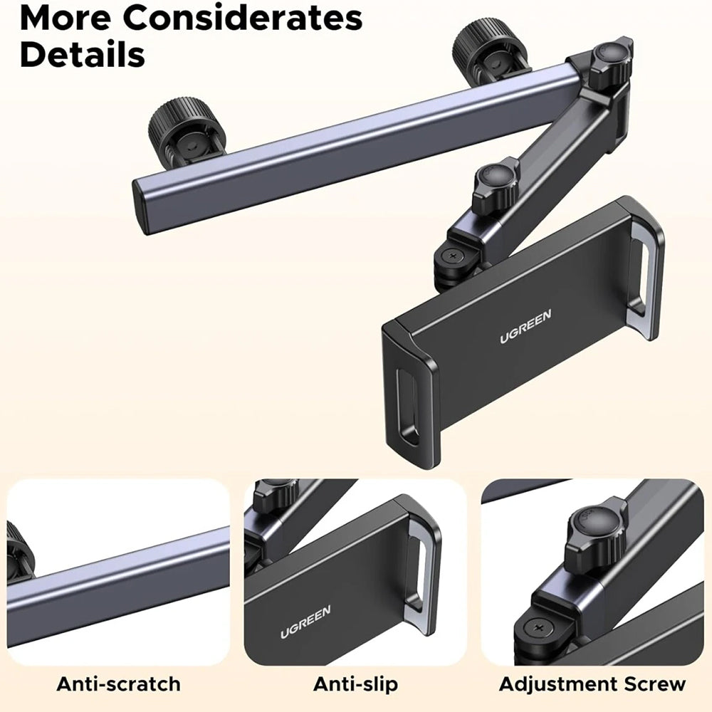 Suport Auto Tetiera UGREEN LP904 (55443), 4.7inch - 9.8inch, Negru