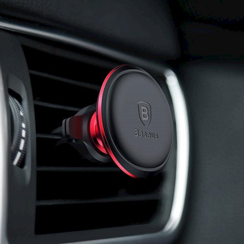 Suport Auto Magnetic Baseus Air Vent, Universal, Rosu SUGX-A09