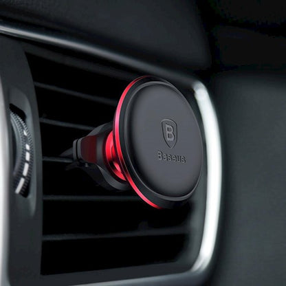 Suport Auto Magnetic Baseus Air Vent, Universal, Rosu SUGX-A09