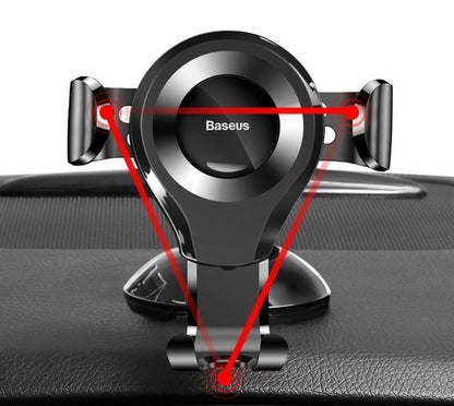 Suport Auto Baseus Osculum Gravity, 63mm - 85mm, Negru