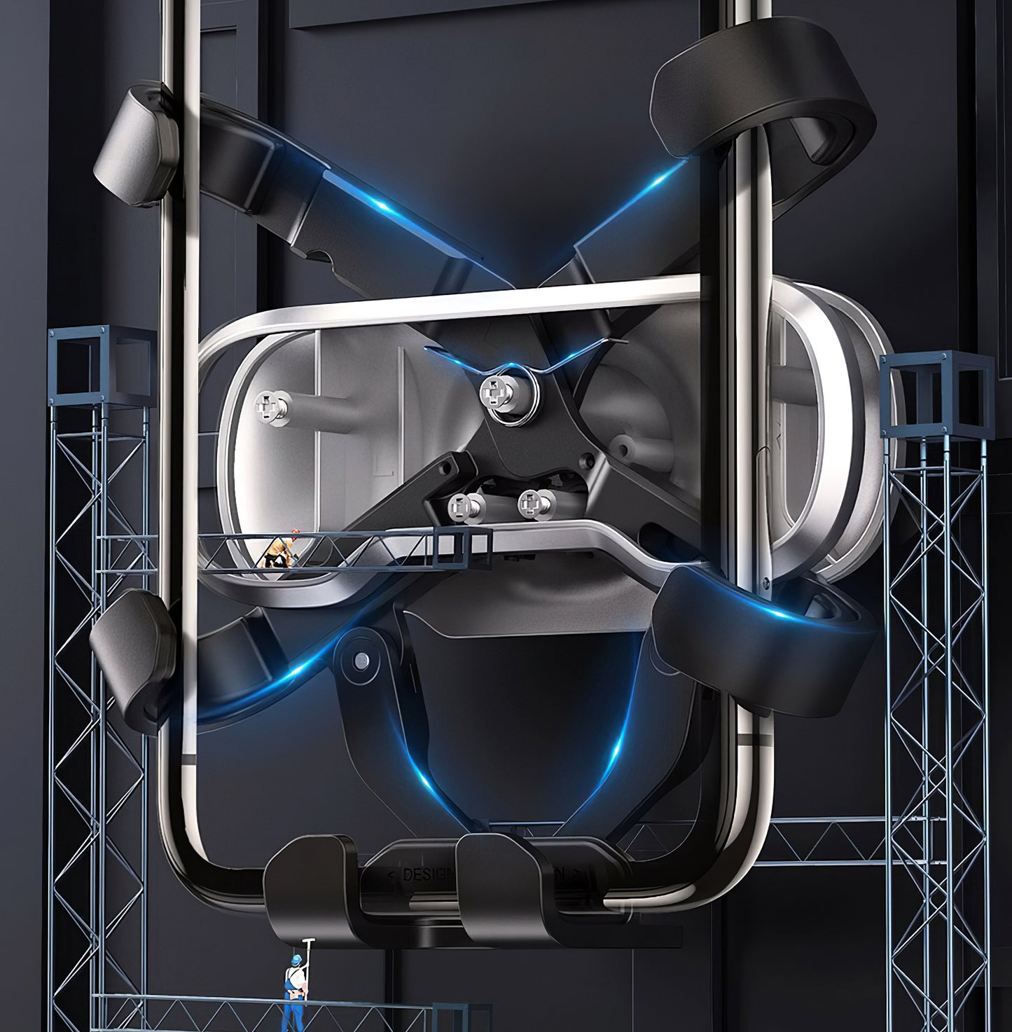 Suport Auto UGREEN Gravity Air Vent, Universal, Negru