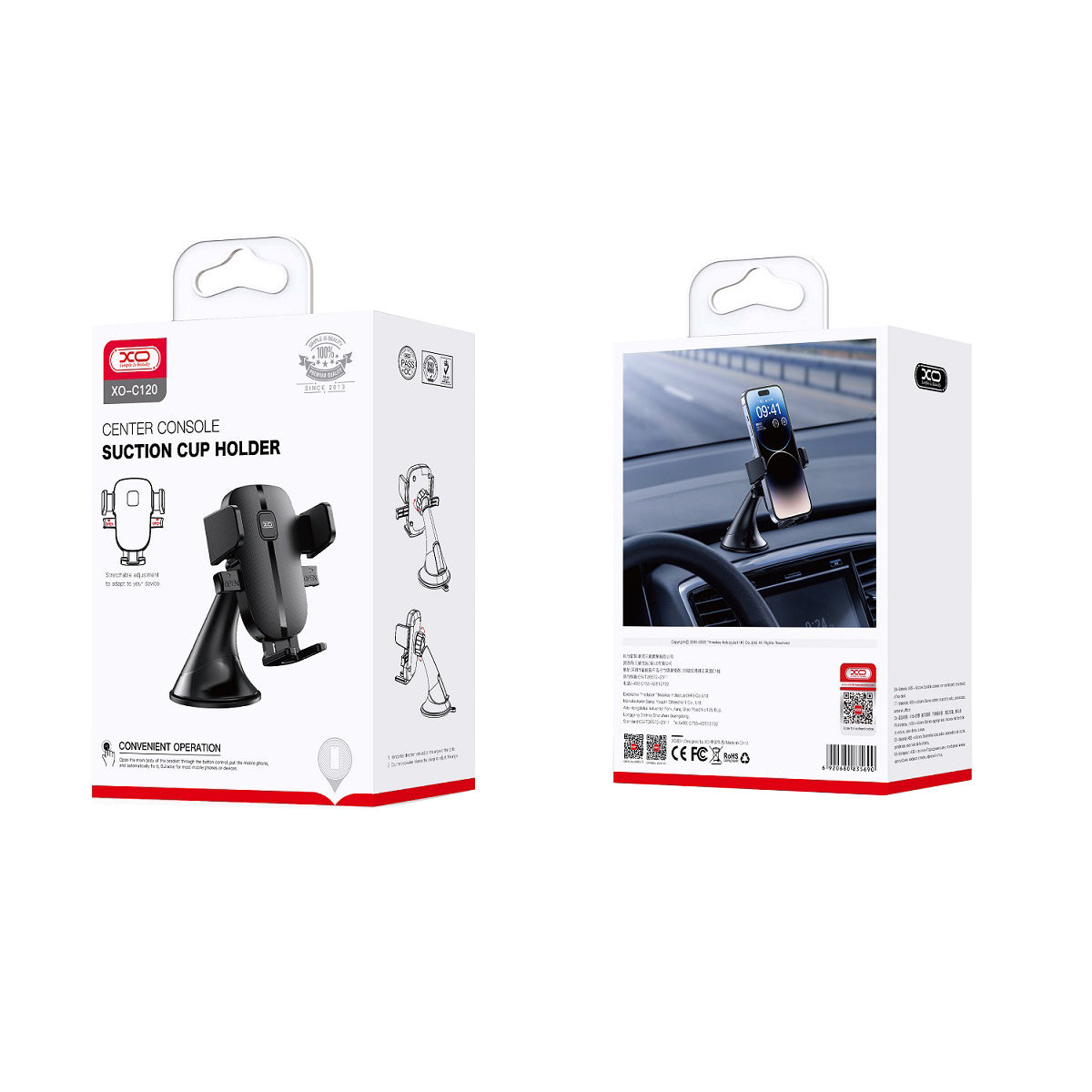 Suport Auto XO Design C120, Universal, Negru