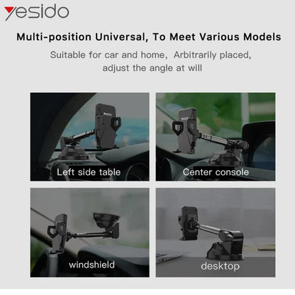 Suport Auto Yesido C40, Universal, Negru