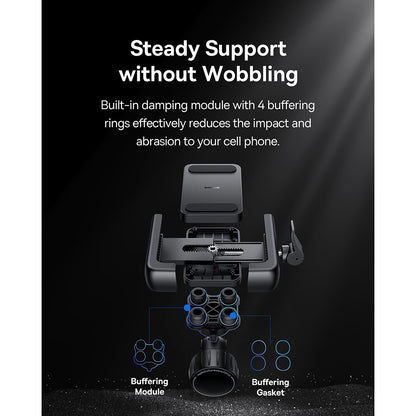 Suport Bicicleta Baseus GoTrip, 5.7inch - 7.2inch, Negru C40572301111-00