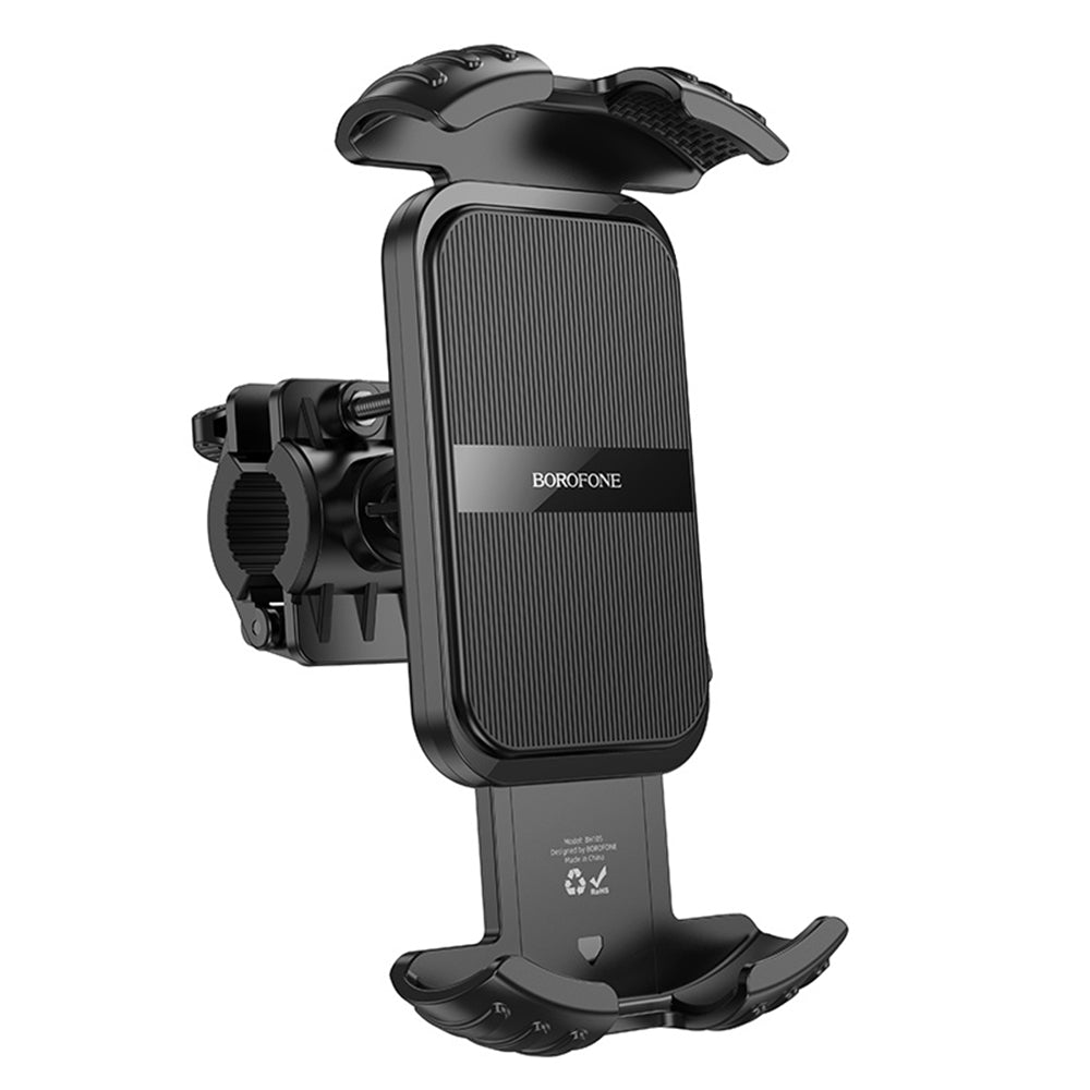 Suport Bicicleta Motocicleta Borofone BH105 Basalt, 4.7inch - 7inch, Negru