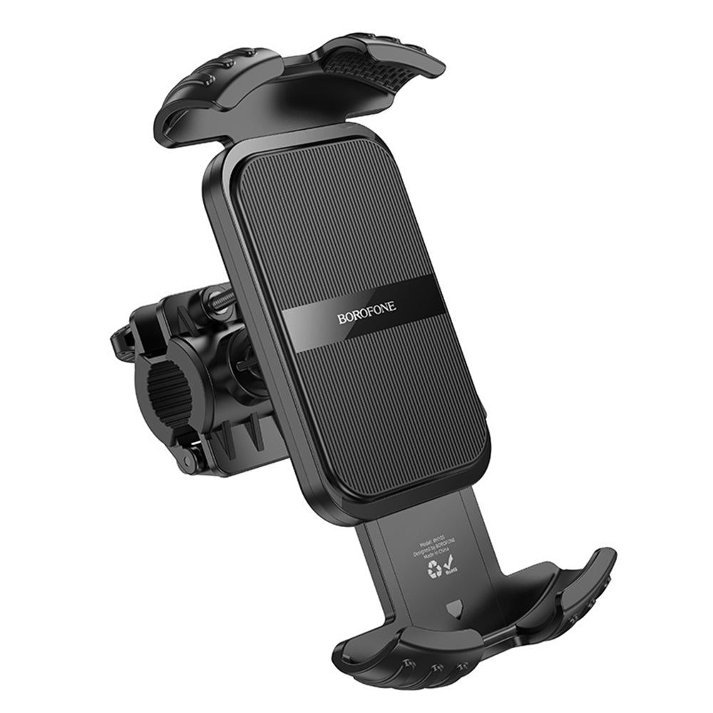 Suport Bicicleta Motocicleta Borofone BH105 Basalt, 4.7inch - 7inch, Negru