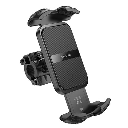 Suport Bicicleta Motocicleta Borofone BH105 Basalt, 4.7inch - 7inch, Negru