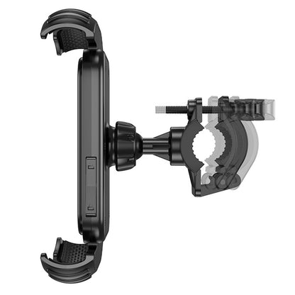 Suport Bicicleta Motocicleta Borofone BH105 Basalt, 4.7inch - 7inch, Negru