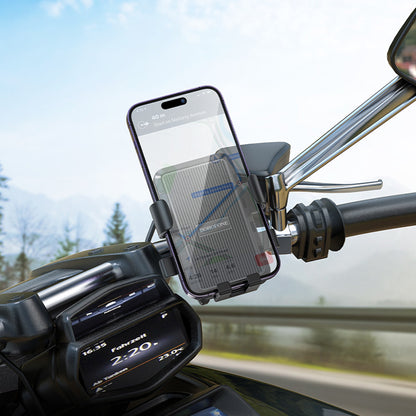 Suport Bicicleta Motocicleta Borofone BH13 Knight, 4.5inch - 7inch, Negru