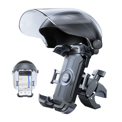 Suport Bicicleta Motocicleta cu Parasolar Joyroom JR-ZS526, 4.7inch - 7inch, Negru