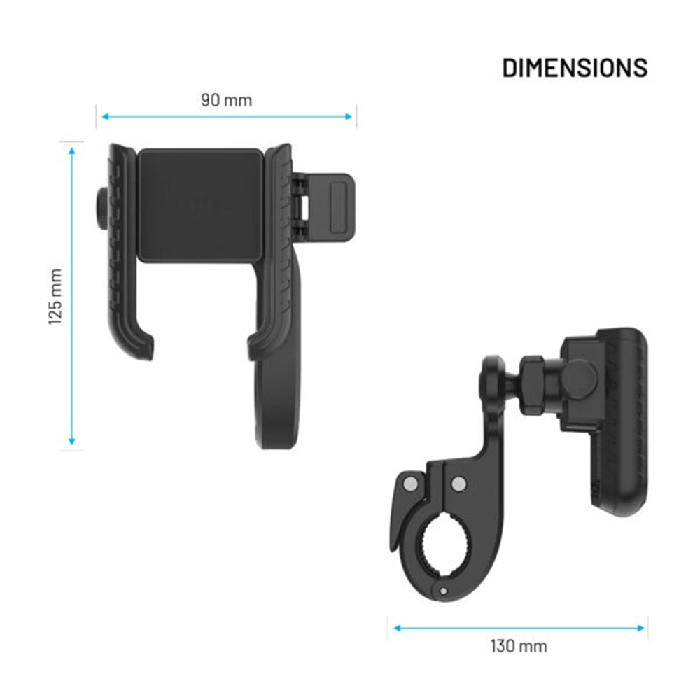 Suport Bicicleta Fixed Bikee Plus Vista, Universal, Negru