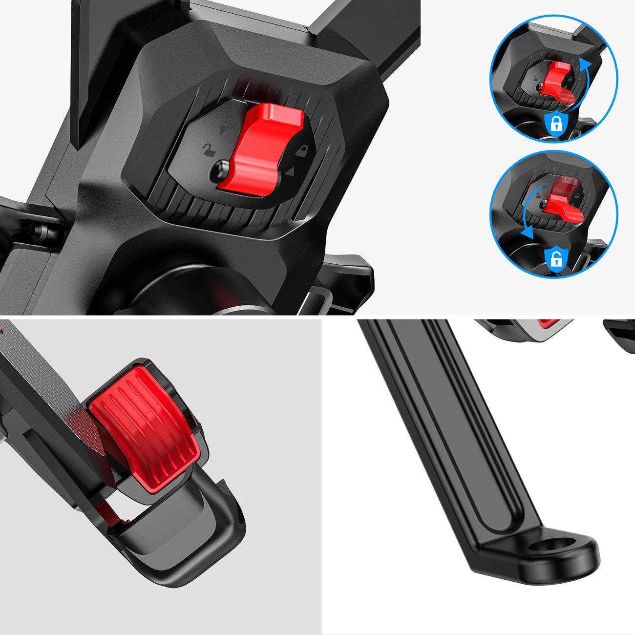 Suport Bicicleta Joyroom JR-ZS288-m, 4.7inch - 7inch, Negru