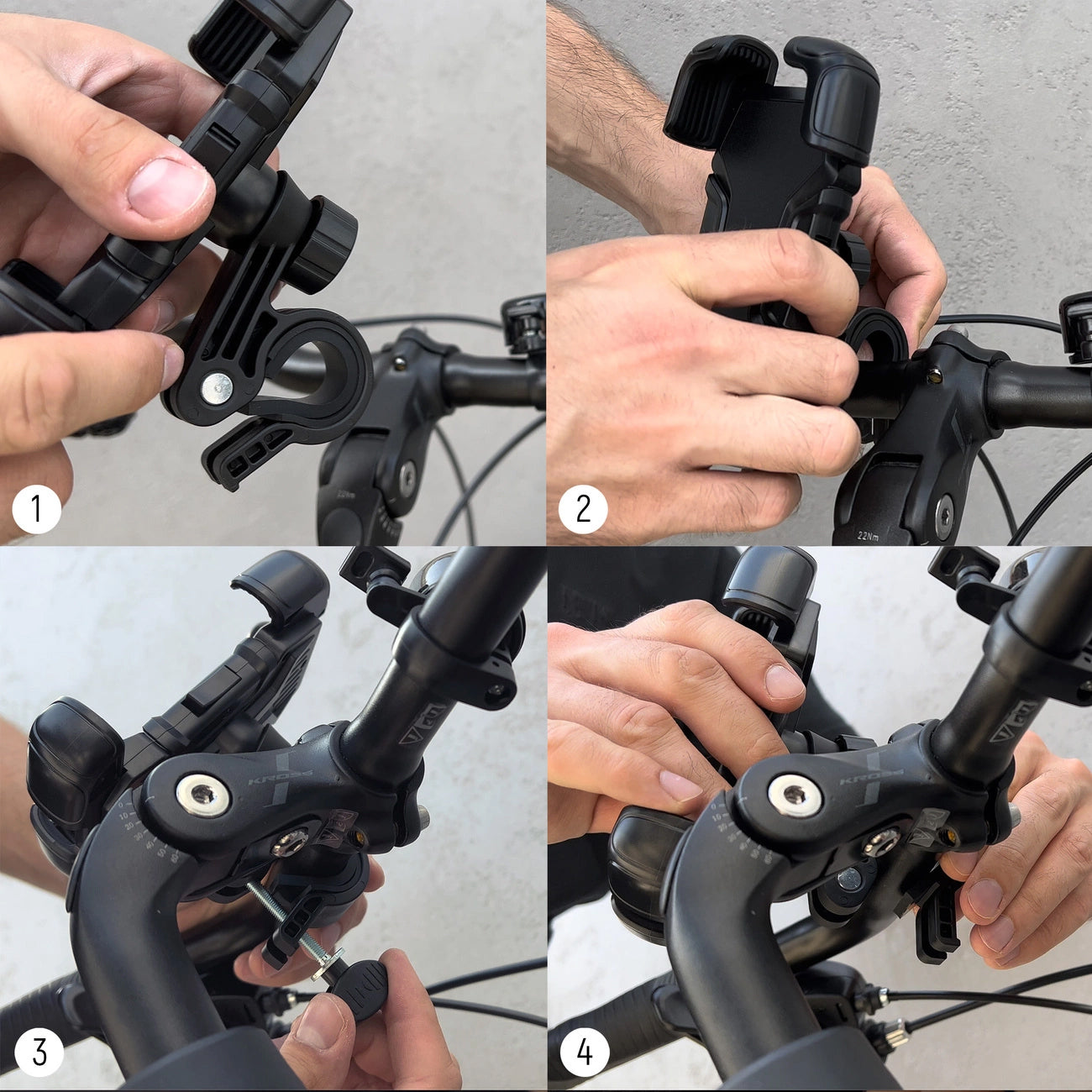 Suport Bicicleta Motocicleta WZK WBHBK6, Universal, Negru