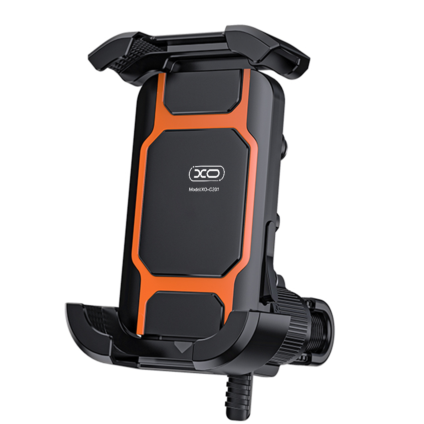 Suport Bicicleta Motocicleta XO Design C201, 4.5inch - 7inch, Negru Portocaliu