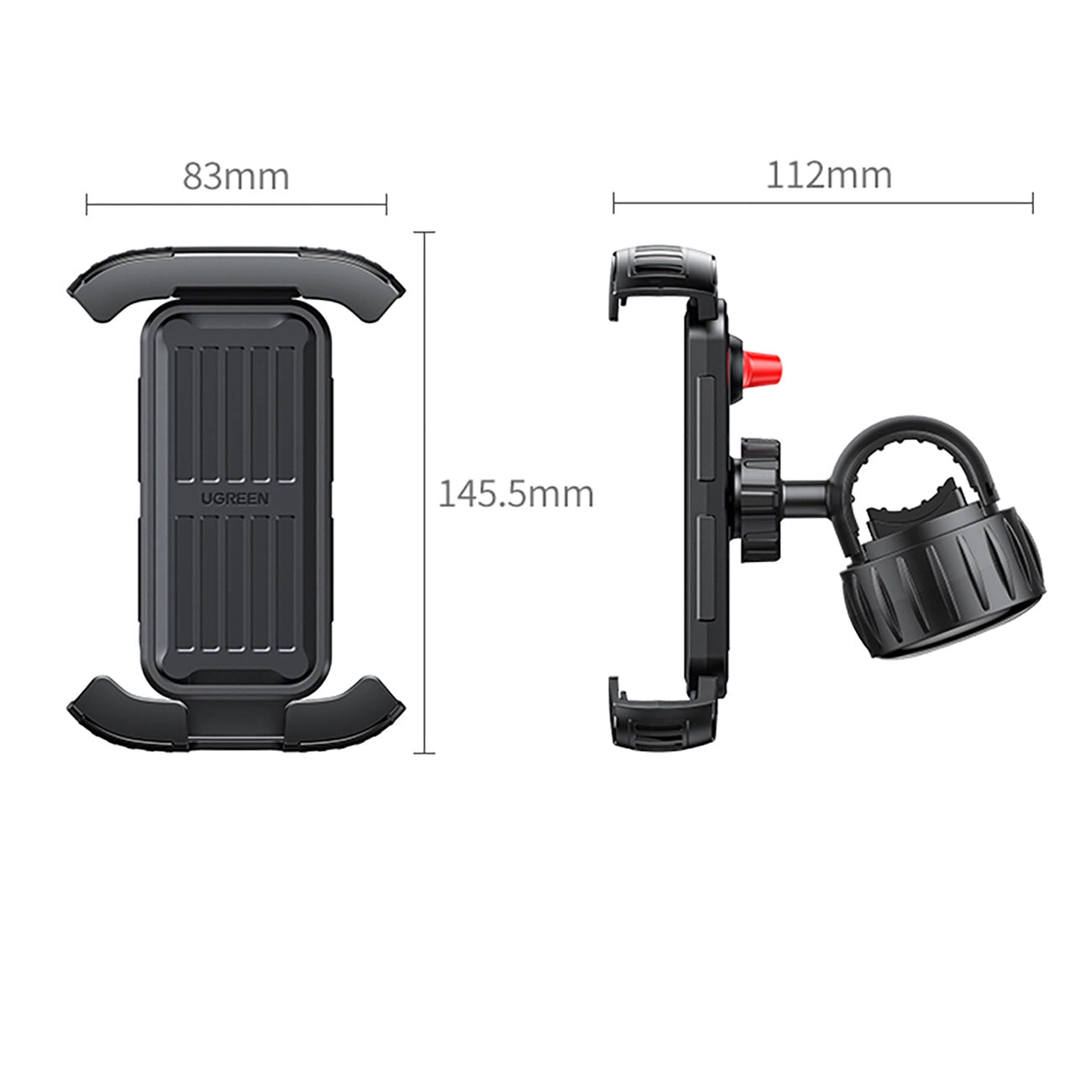 Suport Bicicleta UGREEN LP494, 4.7inch - 6.8inch, Negru