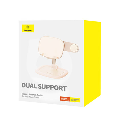 Suport Birou Baseus Seashell Dual, Universal, Roz B10451501411-00