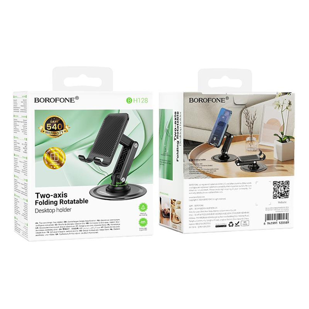 Suport Birou Borofone BH128 Admirado, 4.5inch - 7inch, Negru