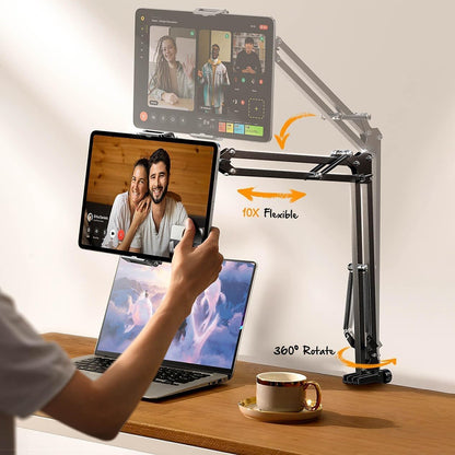 Suport Birou Lisen pentru Telefon / Tableta, 4.7inch - 12.9inch, Negru YL0223060007