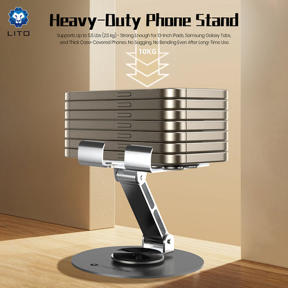 Suport Birou Lito LT-H01, Universal, Gri